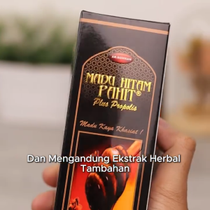 Madu Hitam Pahit Ar Rohmah Plus Propolis dan Insulin Penurun Gula Darah Diabetes 470 gram