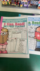 Worksheet Phonics  Simple Sentences Training Practice Book  พร้อมส่ง