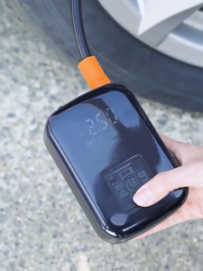 Car tire pump with gauge portable quick inflation motorcycle car tire inflatable air pump for car inflator digital portable air compressor 12V cars bike tyre inflator