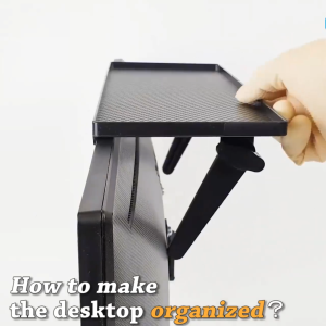 Adjustable Computer Monitor Riser Desktop Stand TV Screen Top Storage Shelf Rack Screen Shelf Stuff Organizer