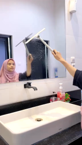 Wiper Kaca Alat Pembersih Kaca Jendela Rumah Mobil Pintu Karet Premium Bisa Diputar