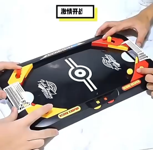 2in1 Tabletop Soccer & Ice Hockey Game Competitive Sport Games Pinball Score Board Toy / Permainan Sukan Hoki Bola Sepak