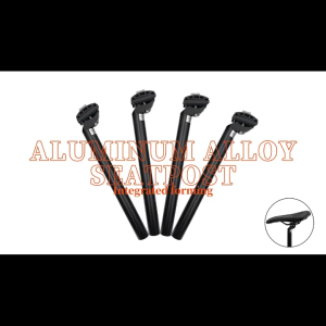 Bike Seatpost with Clamp: 300mm Aluminum Alloy Seat Post & Diverse Seatpost Sizes
