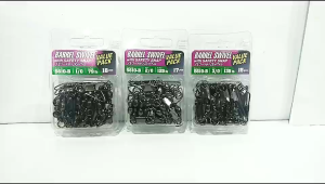 SEAHAWK BARREL SWIVEL WITH SAFETY SNAP 5610-B (VALUE PACK)