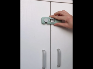 NIKO Baby Safety Lock Child Proof Fridge Cabinet Door Lock Refrigerator Lock Door Stopper Freezer No Drilling Adhesive Drawer Cupboard for Toddlers