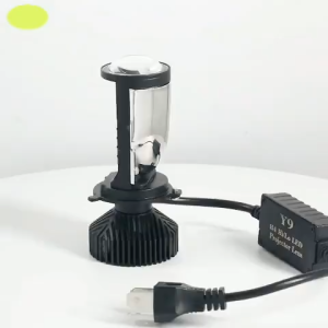 2PC LED car H4 with lens ultra bright high power near and far light integrated precursor light S2 headlight Y9 lens