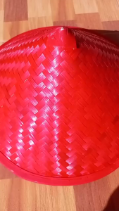 Caping Petani Dewasa Warna Glossy Premium - Capil Anyaman Bambu Ospek Mpls Mos