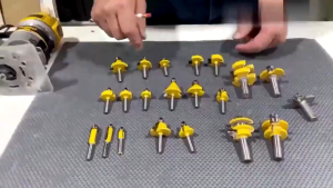 BENZ WERKZ Mata Profil Set 12pcs Trimer Router Bits Set 1/4" Kayu Router Shank Mata Bor Ukir Kayu Profil Trimmer Kayu - Mata Trimmer Profil Kayu Bit 1/4" Inch 1/4 - Wood Trimmer 12 pcs Shank ¼" 6mm TCT