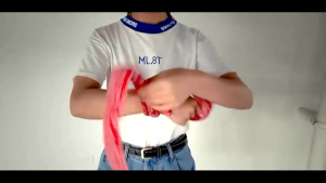 Jin.Lucky ผ้าพันหัวพิมพ์ลายใบไม้ผ้าให้ความเย็น ผ้าพันหัวอเนกประสงค์สำหรับข้อมือ พร้อมส่ง