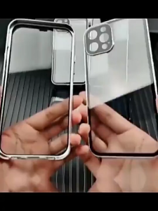 Untuk Galaksi Samsung S23 Ultra 5G S24 S24+S22+Plus S23 FE 2024 Kasus Telefon 360° Magnetic Metal Shockproof Full Surround HD Tempered Lens Protection Glass Camera Flip Lock