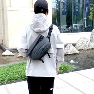 New Trend  Mens Chest Bags Multifunctional Rider Waist Packs Large Capacity Purse Shoulder Bag