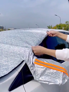 แม่เหล็กป้องกันน้ำค้างแข็ง9กันหิมะหนาสำหรับรถยนต์ขนา แม่เหล็กขนาดใหญ่ป้องกันหน้าต่างด้านหน้าเต็มรูปแบบป้องกันหิมะสำหรับ SUV