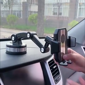 Car Phone Holder Handphone Original HM-61 / HD-61 / X12 Universal Stand Handphone Mobil 360 Rotation Dudukan Holder Kaca /Holder Dasbord / Holder Meja