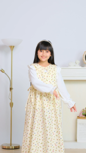 Zafirah 2-15 Tahun: Desain Pakaian Muslim Anak Perempuan Korean Style