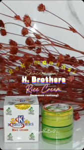 Cream Siang Malam K Brother RANTANG Cream Beras K Brother Siang dan Malam Mencerahkan Wajah COD - YESS