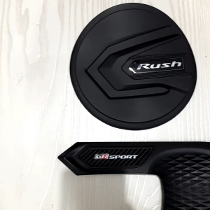 Paket Variasi Outer Pintu Handle Tank Cover Mobil Rush 18 Gr Hitam Doff