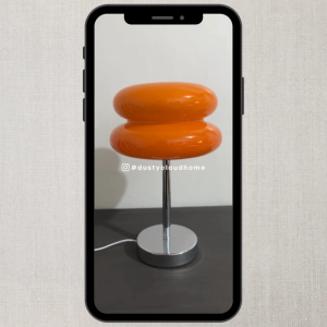 Dusty Cloud Home Macaron Glass Table Lamp