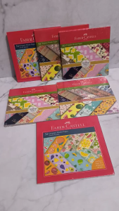 Faber Castell Origami Washi Paper 16 X 16 Motif FRUIT / SEASONAL / KNITING Series isi 50 Lembar 15 x 15 cm Kertas Origami Faber Castel Kertas Origami Motif dan Polos