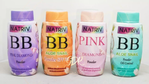 1 กระป๋อง แป้งฝุ่นบีบี นาทริฟ มี 4 สูตรสำหรับผิวหน้าและผิวกาย ( 25กรัม )