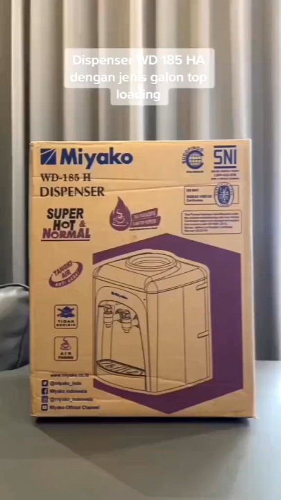 Miyako Dispenser Air Dispenser Meja Hot and Normal WD185H