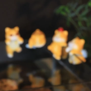 หมาเกาะตู้ปลา ตกแต่งโหลปลาสุนัข 5-6cm ทำจากเรซิ่น อุปกรณ์ตกแต่งสัตว์น้ำ Fish