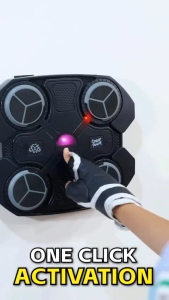 Bluetooth Smart Music Boxing Machine with Electronic Boxing Pads Response Target with FREE Boxing Gloves
