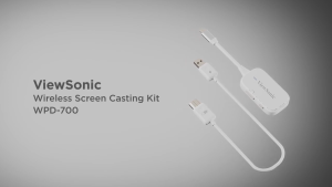 ViewSonic WPD-700 Wireless Presentation Display อุปกรณ์แชร์ภาพไร้สาย ตัวแชร์ภาพ (พรีเซนต์งานไม่ใช้สาย HDMI สะท้อนจอมือถือ/โน้ตบุ๊ก ใช้กับโปรเจคเตอร์/ทีวี ออกใบกำกับภาษีได้ รับประกันศูนย์)