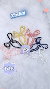 Kẹp càng cua cào tóc gắp tóc hình nơ 2 màu 3D hót hít - thương hiệu Vợ Chồng Tôi