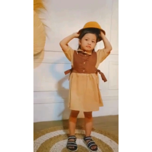 Acellia DRESS ANAK PEREMPUAN korea style Usia 2 - 5 tahun