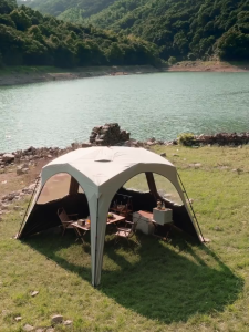 Naturehike Hexagon Tent Canopy Waterproof PU5000+ UPF12500+ Quick Open Docking Tent Outdoor Camping Large Sunshade Tarp Family