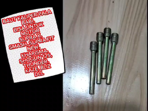 BAUT KALIPER PALA BABI DEPAN/BELAKANG ALL HONDA SUPRA X SMASH SUPRA FITNEW SATRIA FU KHARISMA SHOGUN 125 THUNDER KAZE BLIZ DLL HARGA 1pcs