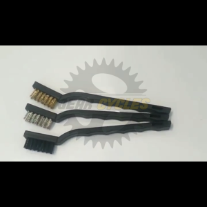 3PCS Brush Set Steel Brass Nylon Mountain Road Bike MTB Bicycle Cleaning Brush Set Gear Cycles