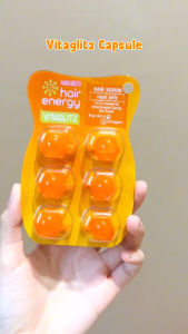 Makarizo Hair Energy VITAGLITZ Hair Keratin Serum ALOE MELON 6 x 1 mL | Hair Serum | Serum Rambut | Vitamin Rambut | Serum Perawatan Rambut