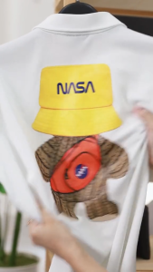 Áo Thun POLO Nam Nữ NASA BEAR cổ bẻ vải Cá Sấu Cotton cao cấp chuẩn form thoáng mát