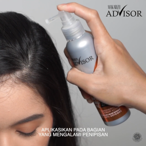 MAKARIZO Advisor Hair & Scalp Tonic 145ml Anti Fall Defense Rambut Rontok Ketombe Aloe Vera Ginseng