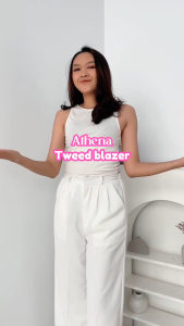 ELYCLOTH | ATHENA TWEED BLAZER | BLAZER WANITA PREMIUM TWEED