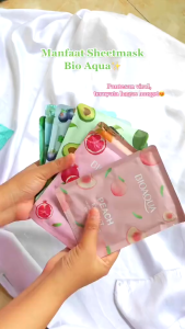 𝗝𝗨𝗡𝗞𝗜𝗘 𝗠𝗔𝗞𝗘𝗨𝗣 - Bioaqua Sheet Mask / Sheet Mask Korea Hydrating Essence Face Mask