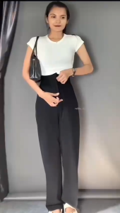 Cozie Knit Pants - Celana Highwaist Panjang Wanita / Celana Kulot  Wanita Rib Premium Celana Panjang Korean Style Anti Kusut