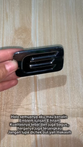 Logo Emblem Bagasi E Hitam Avanza Original