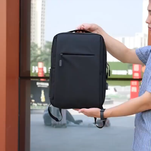 Tas Ransel Slim Import Anti Air Dengan Slot USB Charge Backpack Laptop Kerja Kuliah