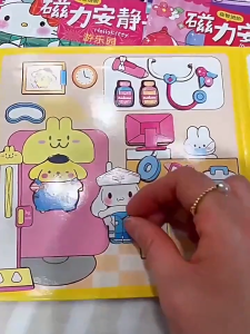 Sanrio Kulome Melody Sanrio diy magnetic quiet book educational toys 三丽鸥磁力安静书