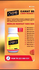 teripang emas Kapsul Gamat NGE Neo Gamat Emas 77 Jelly Gamat