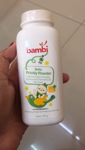 illya Bambi Baby Prickly Heat - 100 gr / Bedak Bayi Prickly Heat / Bambi Prickly Heat - illya