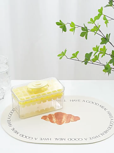 Elite Kitchen - 64 Grids Ice Cube Maker Mould Ice Cube Tray With Top Cover Silicone Ice Cube Mould Silikon Dulang Ais Bekas Ice Cube