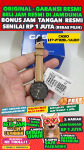 CASIO ORIGINAL - CASIO LTP-VT02BL-1AUDF - WOMEN RO - Kulit - Coklat - Jam dunia JD18ST  Jam Tangan Wanita Jam Wanita Jam Tangan Anti Air + CASIO LTP-VT02BL-1A LTP VT02BL 1A LTP-VT02BL VT 02 BL LTPVT02 LTPVT02BL LTP-02 $