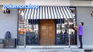 Sunshade Parasol Umbrella Store Garden Beach Patio curtain retractable rain canopyAdjustable heigh