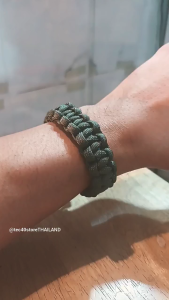 MC2THAILAND กำไลข้อมือ กำไล COBRA CORE BLUE 2mm Bracelet Paracord Model 02 Aluminum M-Eye Made in THAILAND Tec40store ไรท์สาระกับครูแว่น