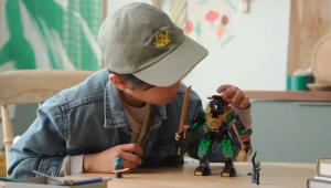 (Ready Stock) 71817 Lego NINJAGO Lloyds Elemental Power Mech Building Toy (253 Pieces)