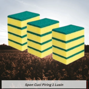 RAMO Spon Cuci Piring Sabut Cuci Piring Busa Cuci Piring Sabut Hijau Sponge Spon Spons Kuning Kotak