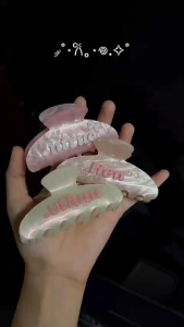 [CUSTOM RIÊNG] Kẹp tóc xà cừ vân mây ánh nhũ custom theo yêu cầu-NHẮN CHO SHOP ĐỂ ORDER